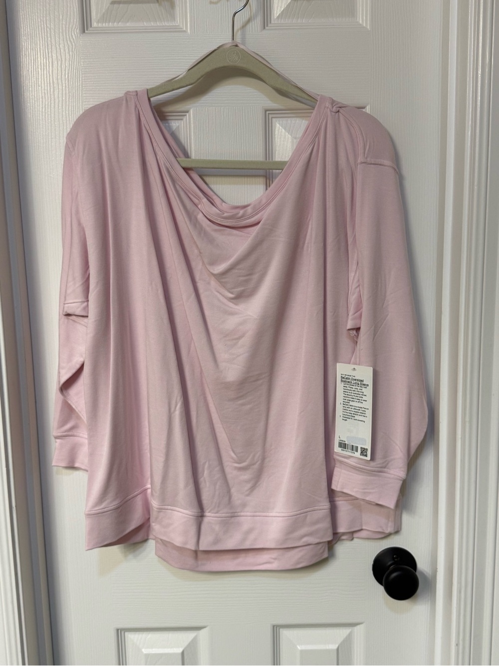 NWT Lululemon Be Calm Oversized Boatneck Long Sleeve